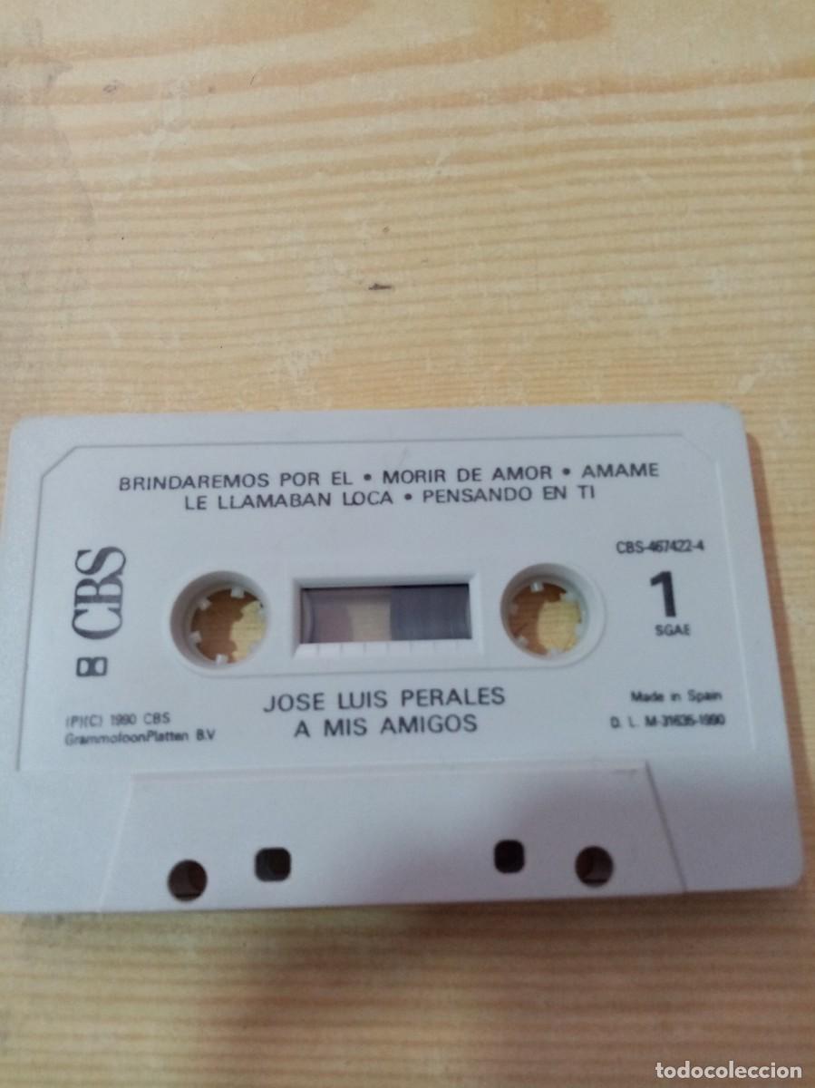 Cassetes antigas: JOSE LUIS PERALES. A MIS AMIGOS. SIN CARATULA. SOLEMENTE EL CASSETTE. C24F