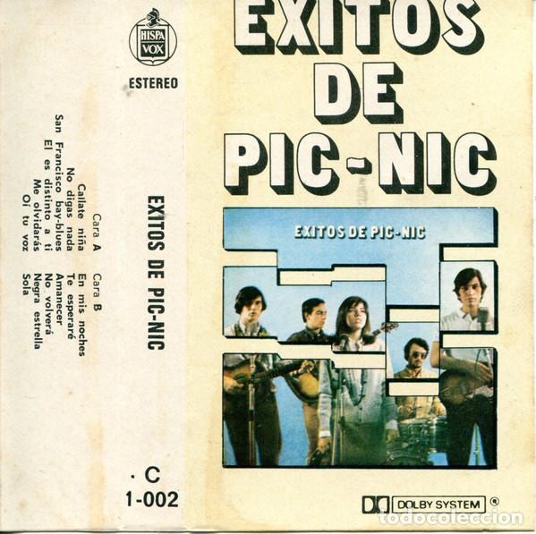 Casetes antiguos: CINTA CASSETTE Pic-Nic &lrm;&ndash; &Eacute;xitos De Pic-Nic HISPAVOX 1973 ESPA&Ntilde;A - Foto 1