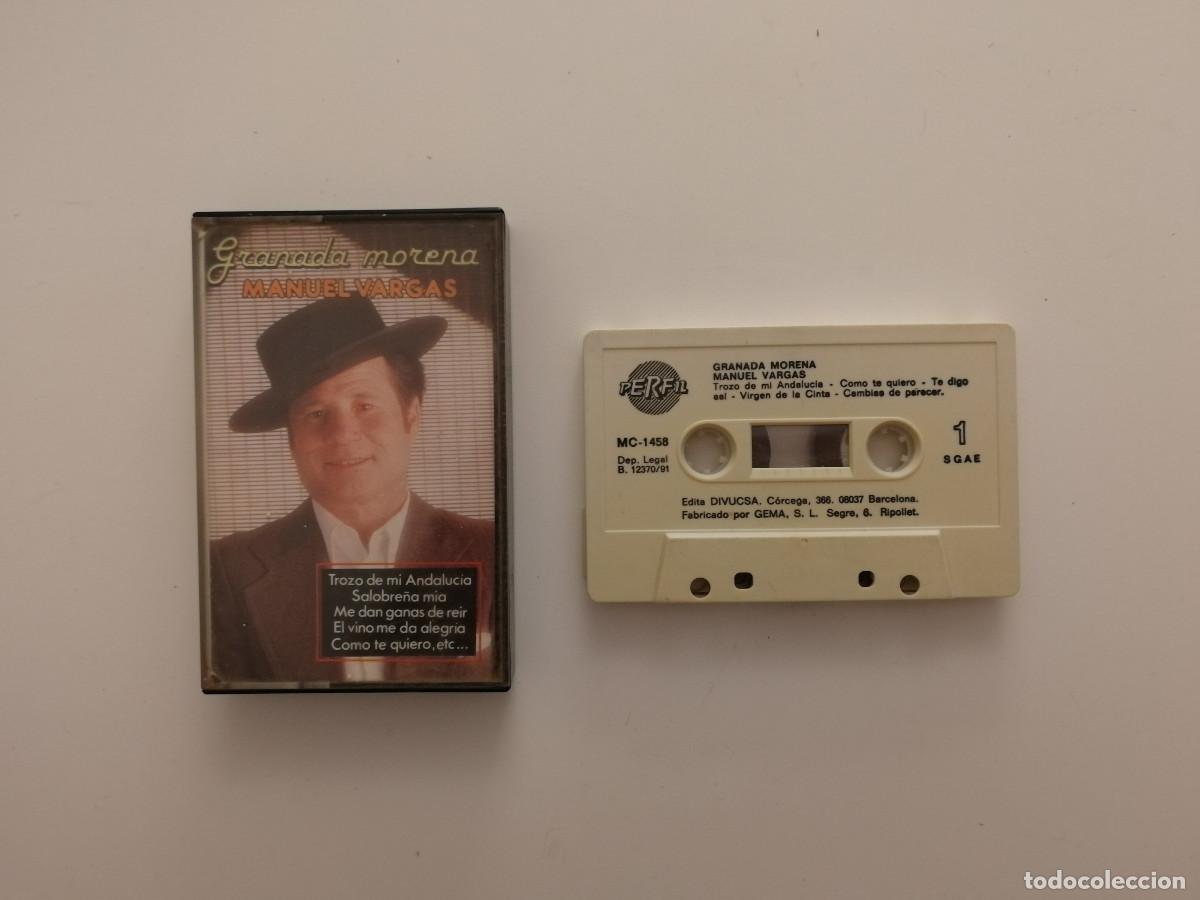 Casetes antiguos: CASETE ORIGINAL - MANUEL VARGAS - GRANADA MORENA - Foto 1