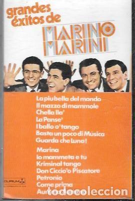 Casetes antiguos: CASE GRANDES EXITOS MARINO MARINI...LA PLUBEYA DEL MANDO. CASE 18806 - Foto 1