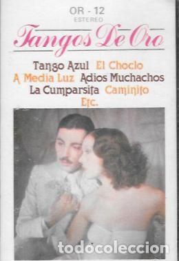 Casetes antiguos: CASE TANGOS DE ORO...TANGO AZUL, EL CHOCLO. CASE 18910 - Foto 1
