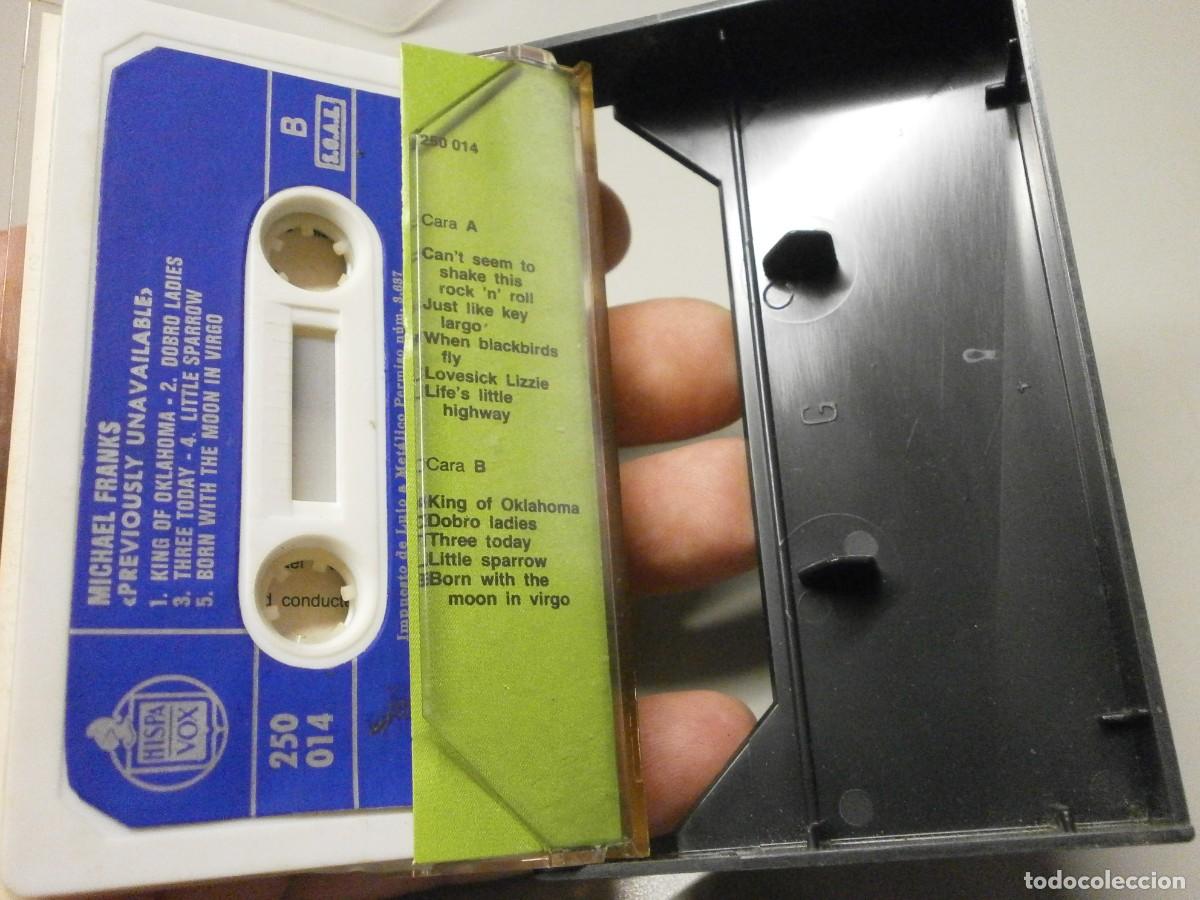Casetes antiguos: *cinta casete original michael franks - Foto 2