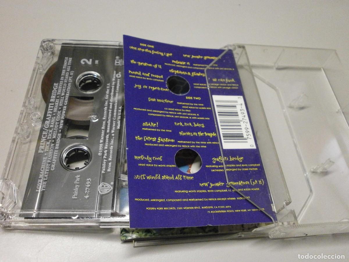 Casetes antiguos: *cinta casete original prince graffiti bridge - Foto 2