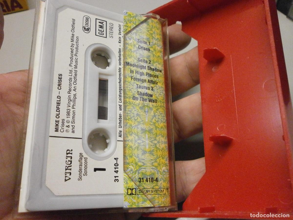 Casetes antiguos: *cinta casete original mike oldfield crises - Foto 2