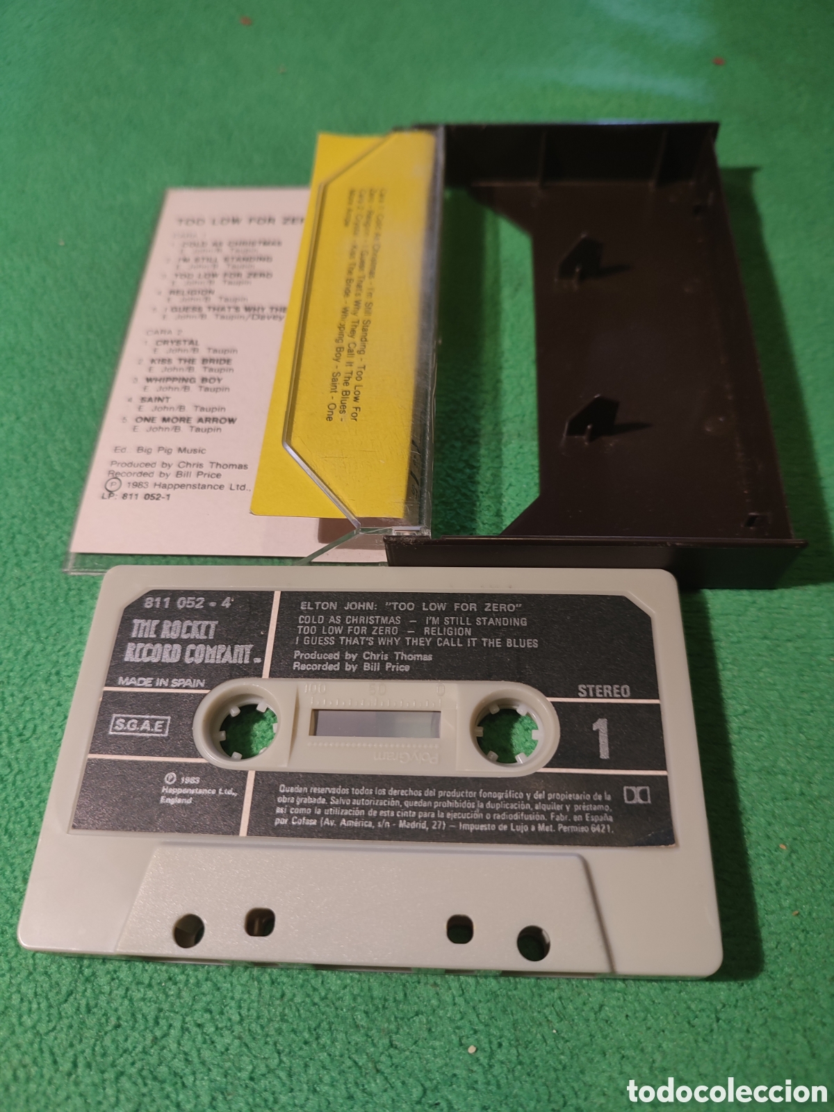 Casetes antiguos: Elton John - Too low for zero 1983 - Foto 2