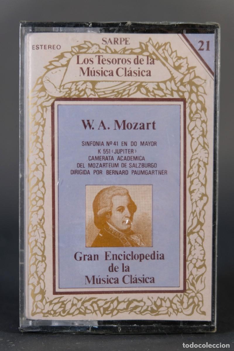Casetes antiguos: W.A.Mozart - Sinfonia N&ordm;41 en do mayor - Los Tesoros de la M&uacute;sica Cl&aacute;sica - casete - Sarpe