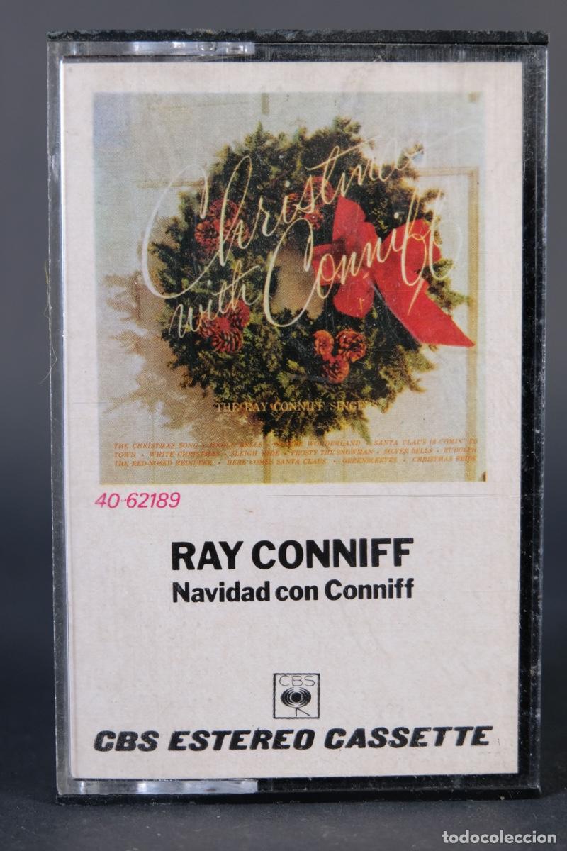 Casetes antiguos: CASETE - Ray Conniff - Navidad con Conniff - CBS estereo cassette - Foto 1