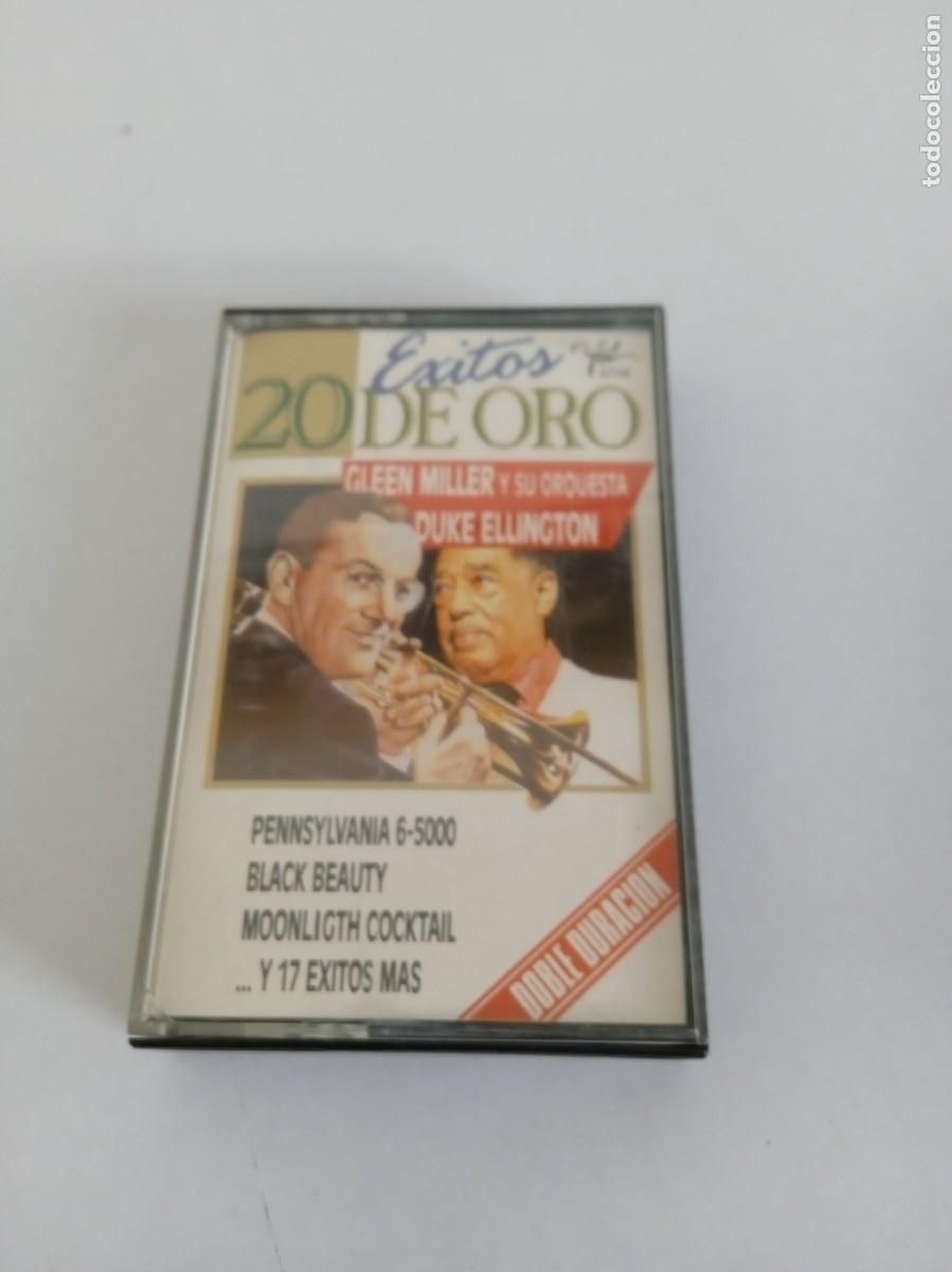 Casetes antiguos: GLEEN MILLER - DUKE ELLINGTON 20 &Eacute;xitos de Oro - Foto 1