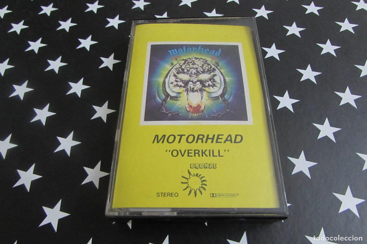 Casetes antiguos: MOTORHEAD OVERKILL CASETTE - Foto 1