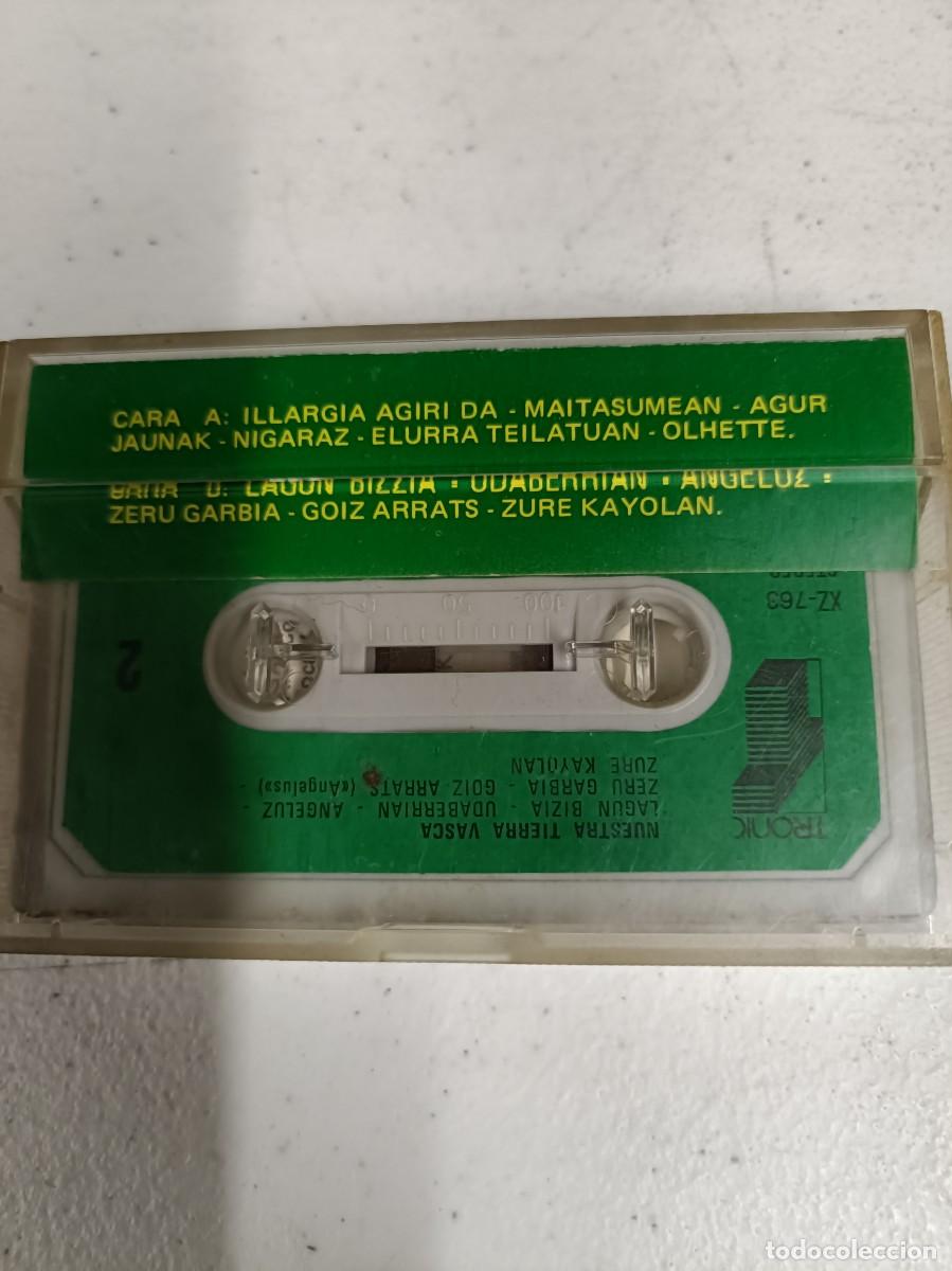 Casetes antiguos: Cassette nuestra tierra vasca - Foto 2