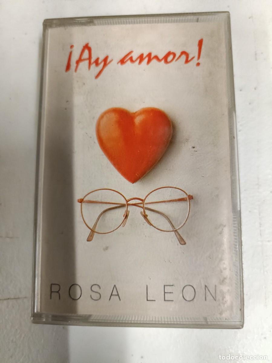 Casetes antiguos: Cassette rosa le&oacute;n ay amor - Foto 1