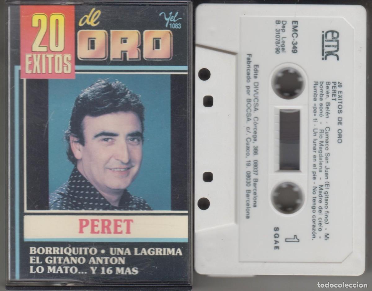 Casetes antiguos: Peret cassette 20 &eacute;xitos de oro 1990 - Foto 1