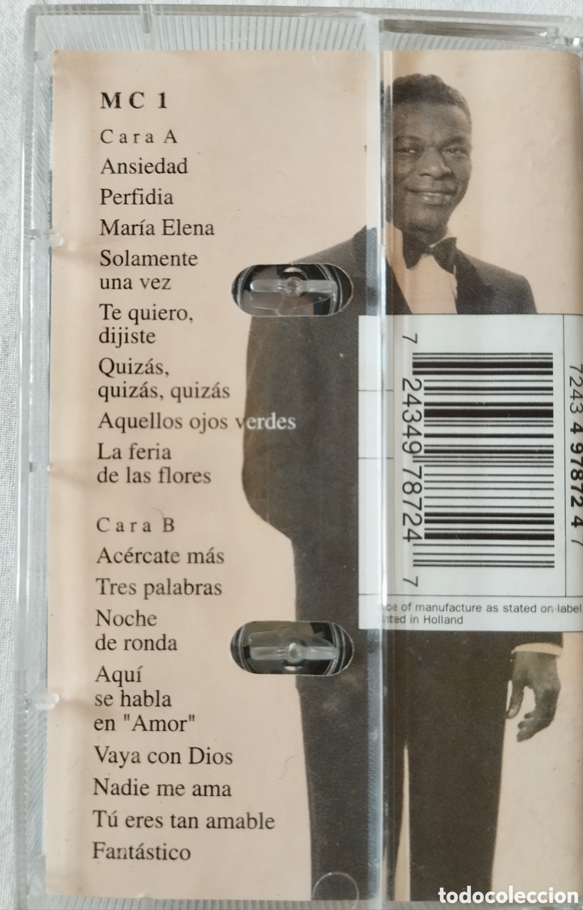 Casetes antiguos: Nat King Cole - Inolvidable - 2 cassette - Foto 3