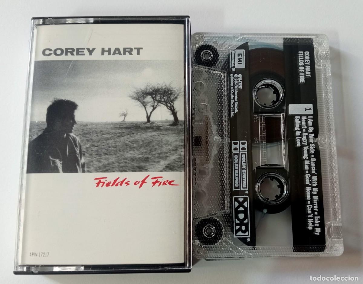 Casetes antiguos: CASSETTE COREY HART - FIELDS OF FIRE - Foto 1