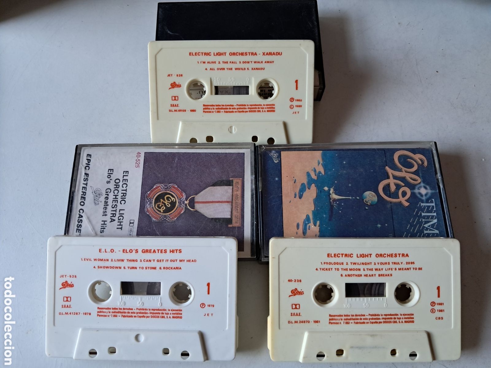 Casetes antiguos: E.L.O. , GREATEST HITS , XANADU. TIME - Foto 3