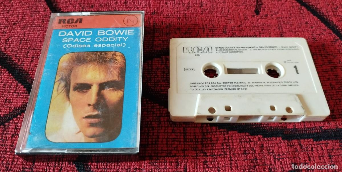 Casetes antiguos: DAVID BOWIE ** Space Oddity ** CASSETTE REEDICION 1982 - Foto 1