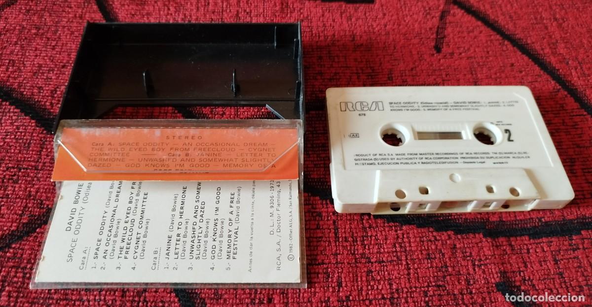 Casetes antiguos: DAVID BOWIE ** Space Oddity ** CASSETTE REEDICION 1982 - Foto 2
