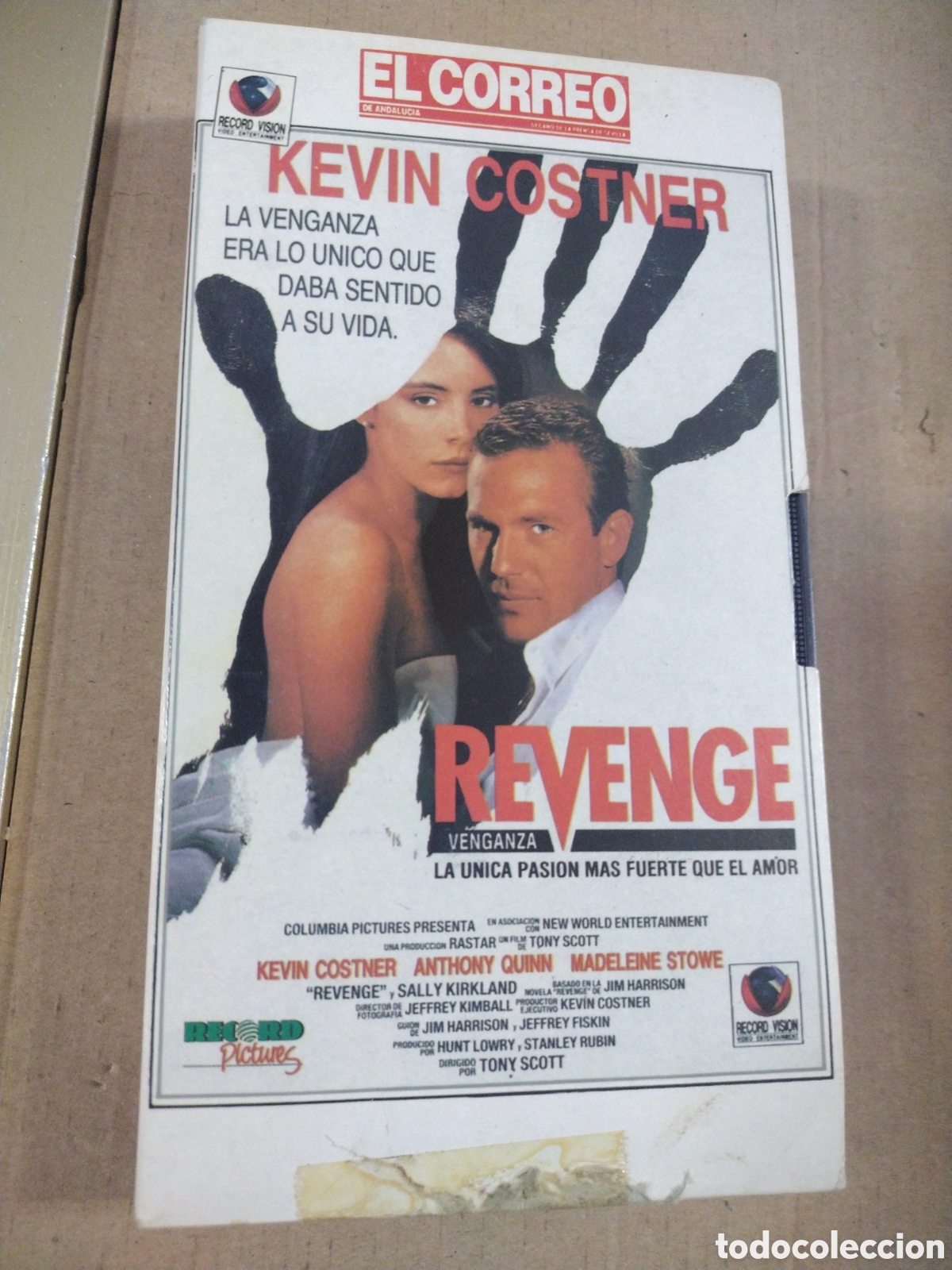 Casetes antiguos: Revenge. Kevin Costner. VHS. - Foto 1