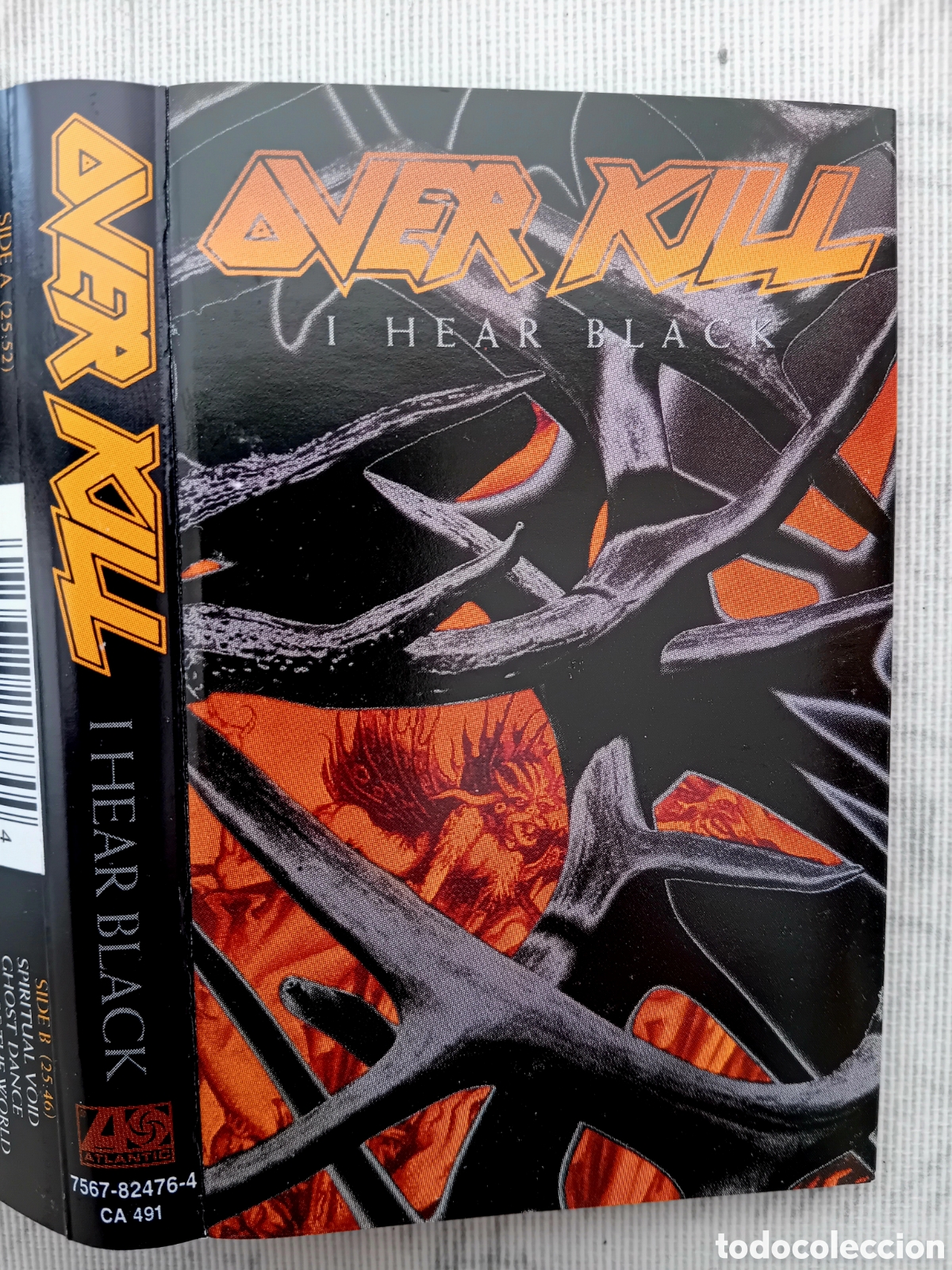 Casetes antiguos: OVERKILL. I HEAR BLACK - Foto 1