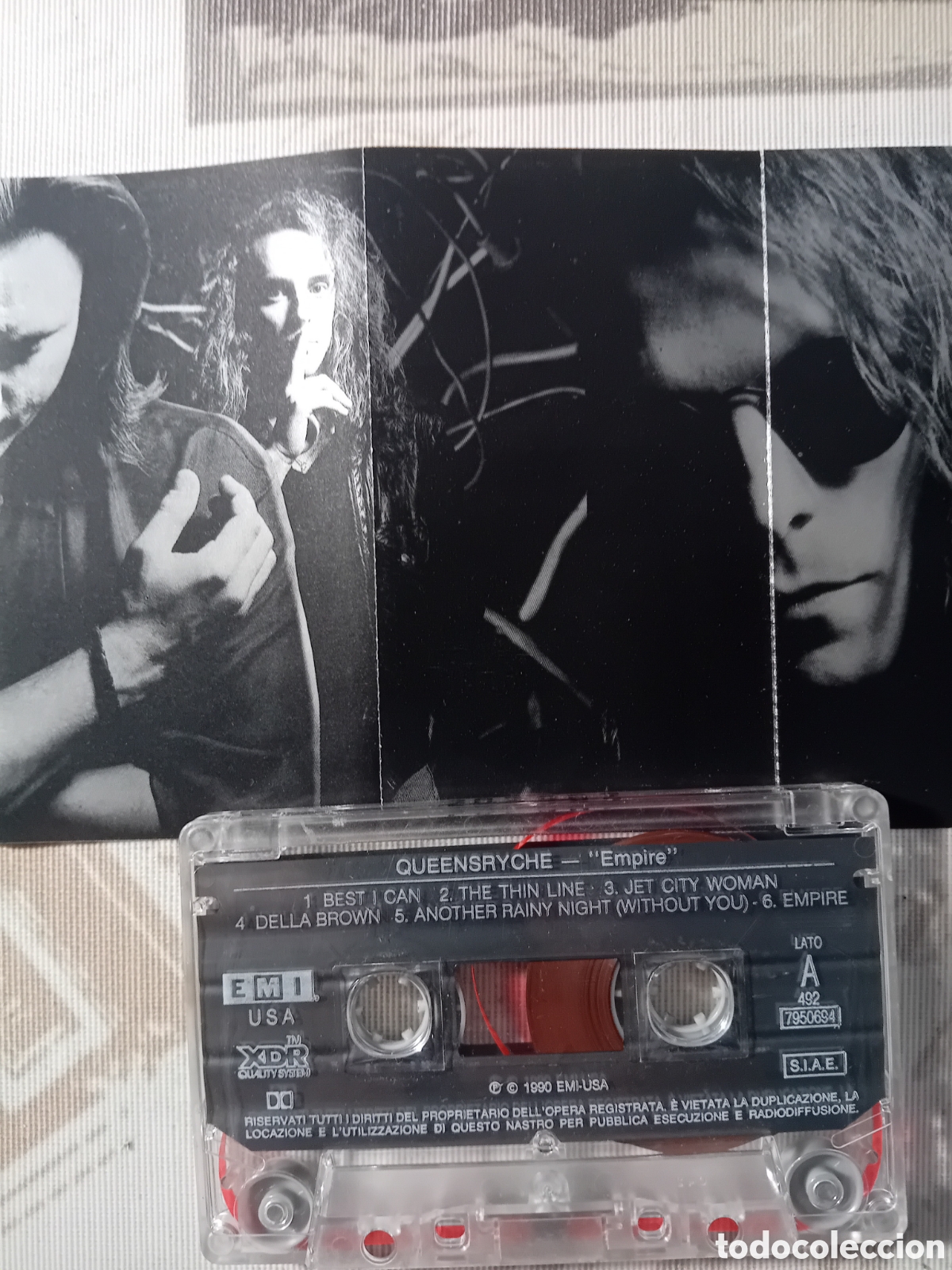 Casetes antiguos: QUEENSRYCHE. EMPIRE. ORIGINAL. 1990 - Foto 3
