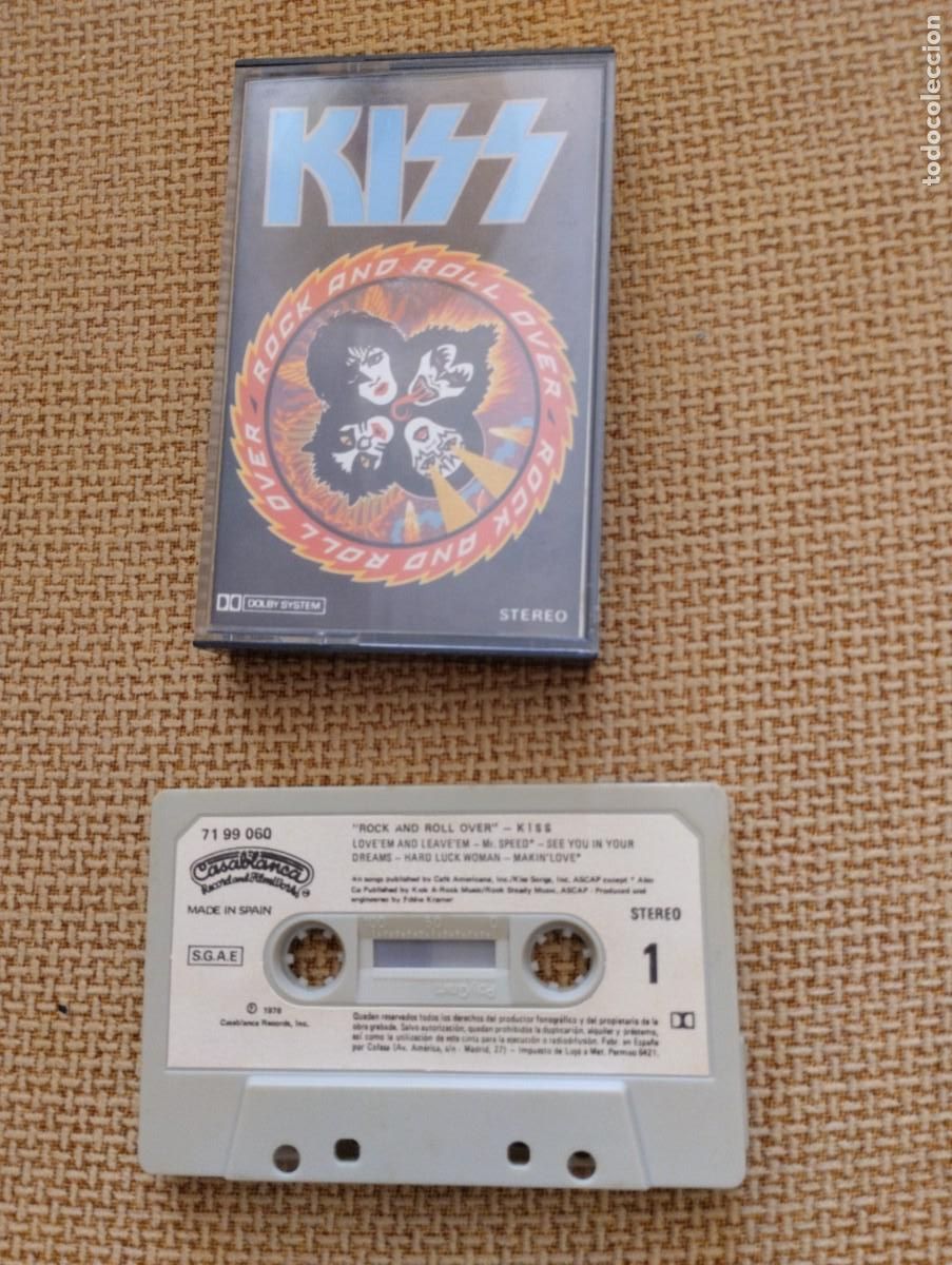 Cassettes Anciennes: Cinta Casete antigua Kiss
