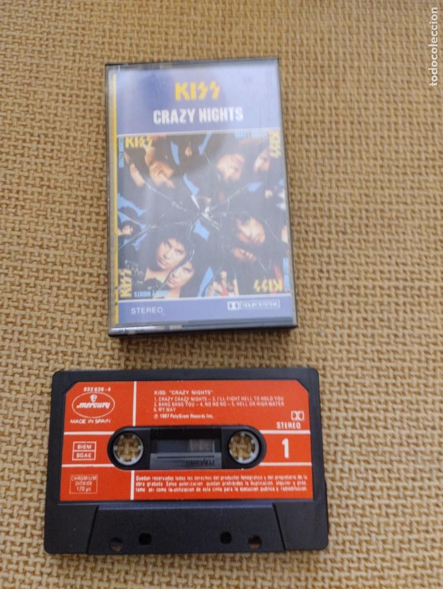 Cassettes Anciennes: Cinta Casete antigua Kiss