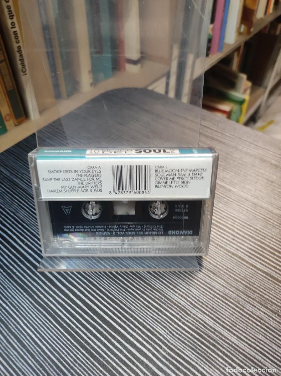 Casetes antiguos: LO MEJOR DEL SOUL 2 CASSETTE - Foto 2