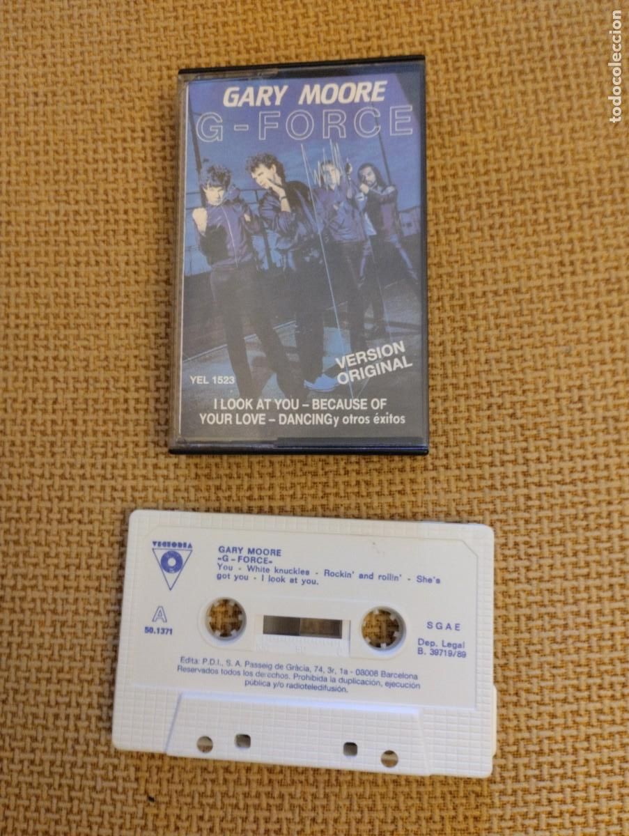 Casetes antiguos: Cinta Casete antigua Gary Moore - Foto 1