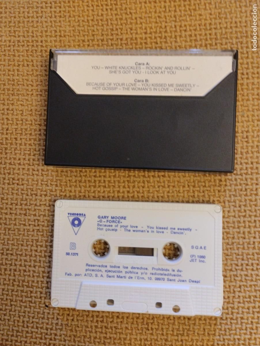 Casetes antiguos: Cinta Casete antigua Gary Moore - Foto 2