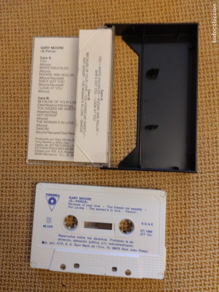 Casetes antiguos: Cinta Casete antigua Gary Moore - Foto 4