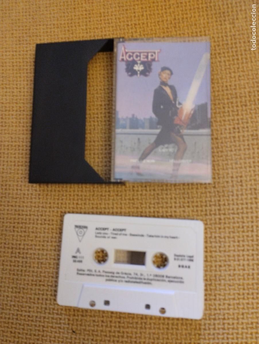 Casetes antiguos: Cinta Casete antigua Accept - Foto 3