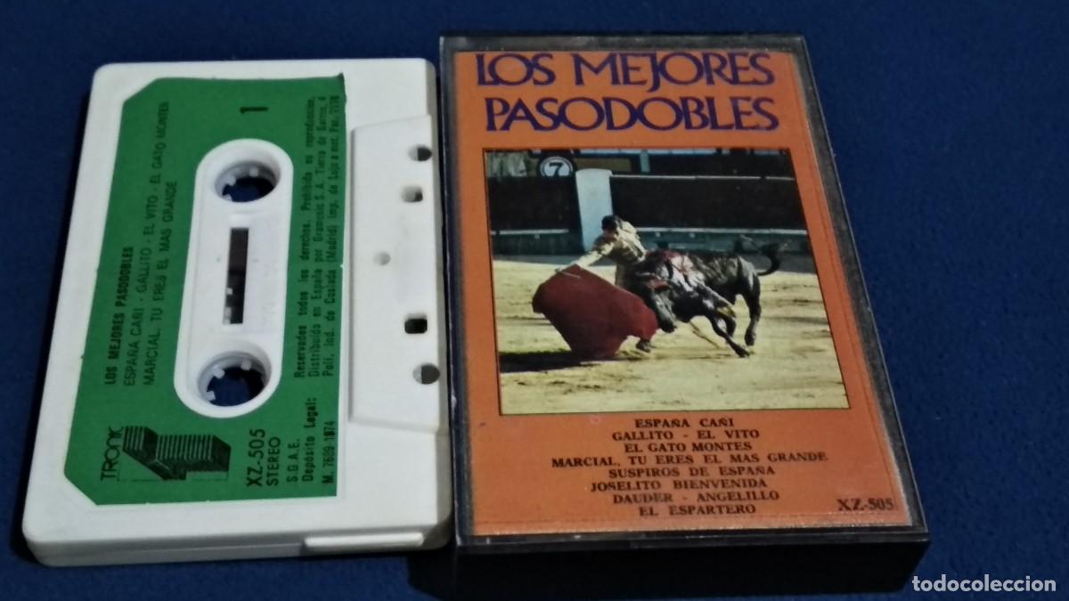 Old Cassettes: LOS MEJORES PASODOBLES - 1974 TRONIC CASETE CINTA CASSETTE - VER FOTOS
