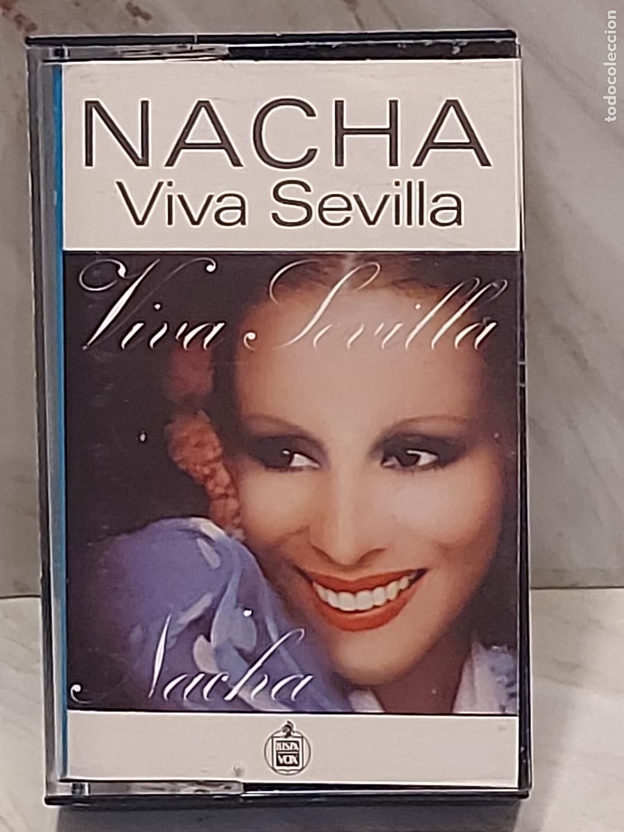 Casetes antiguos: NACHA / VIVA SEVILLA / MC-HISPAVOX-1982 / DE LUJO. - Foto 1