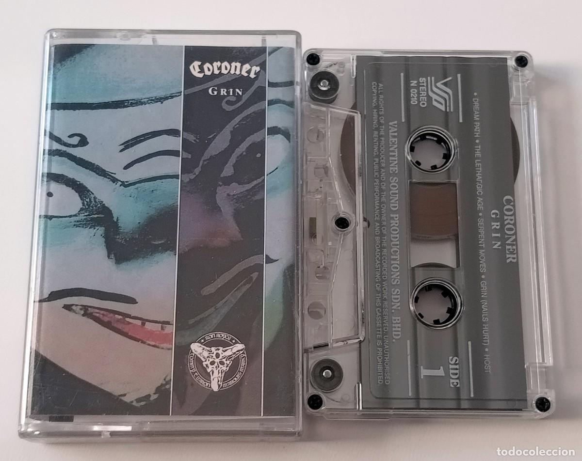 Casetes antiguos: CASSETTE CORONER - GRIN - Foto 1