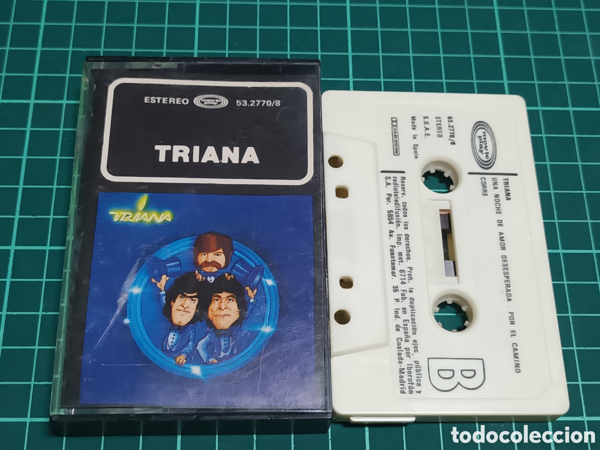Cassetes antigas: Triana cassete 1981 a&ntilde;o