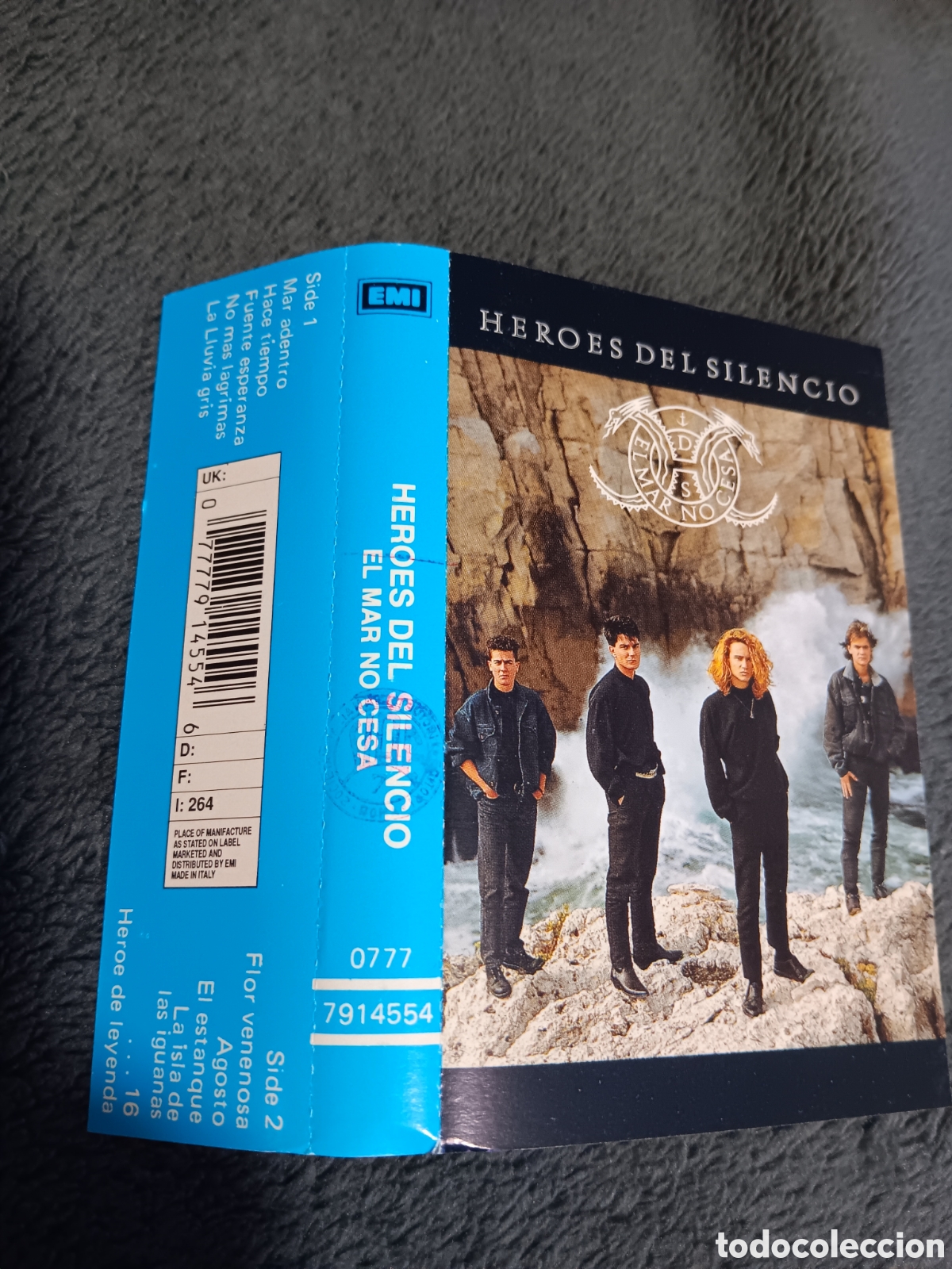 Casetes antiguos: H&eacute;roes del Silencio Italy, El mar no cesa - Foto 1