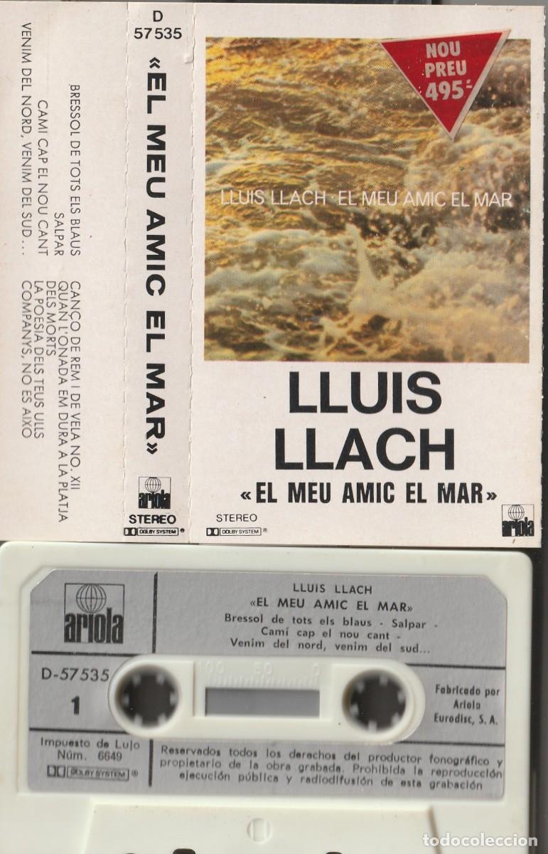 Casetes antiguos: LLUIS LLACH - EL MEU AMIC EL MAR (CASSETTE ARIOLA 1978) - Foto 1