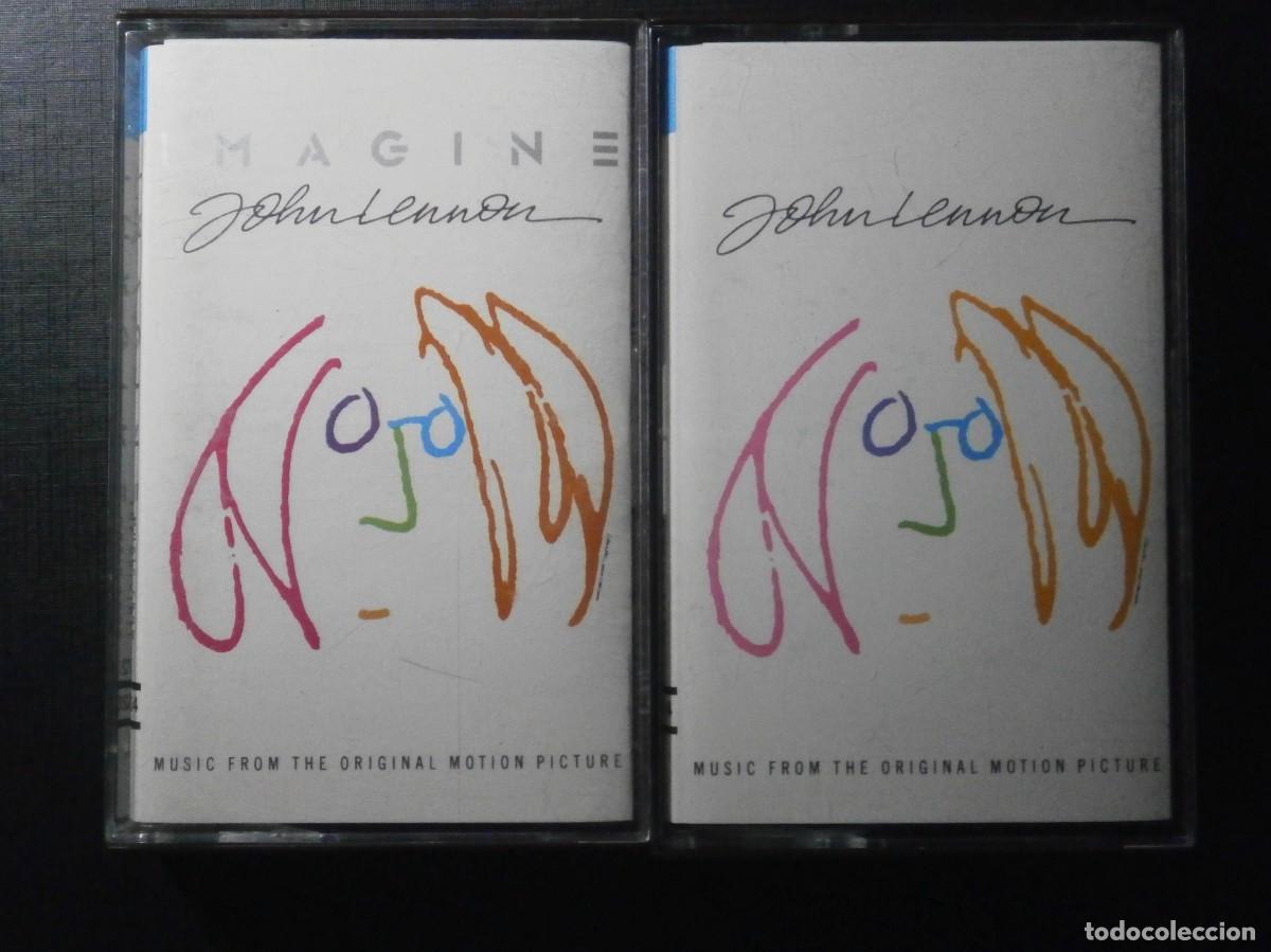 Casetes antiguos: 2 CASSETTES DE JOHN LENNON. &rdquo; IMAGINE &rdquo;. - Foto 1