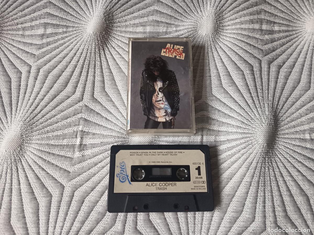 Casetes antiguos: Alice Cooper &ndash; Trash. europa, 1989 - Foto 1