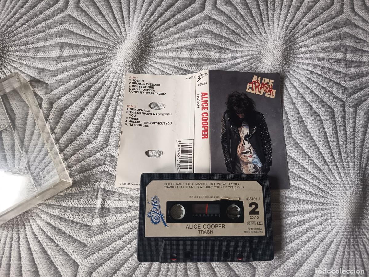 Casetes antiguos: Alice Cooper &ndash; Trash. europa, 1989 - Foto 2