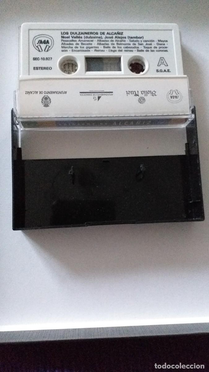 Casetes antiguos: Cassette antiguo, LOS DULZAINEROS DE ALCA&Ntilde;IZ. - Foto 3