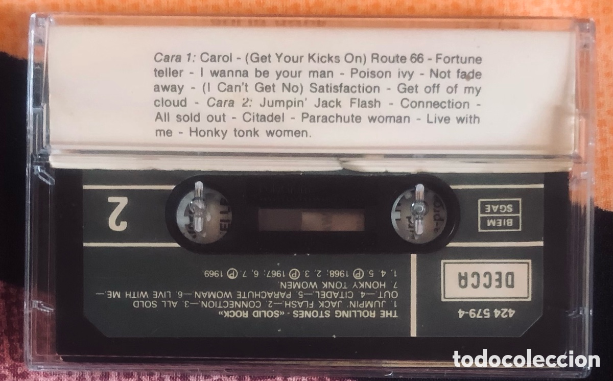 Casetes antiguos: The Rolling Stones: Solid Rock - Foto 4