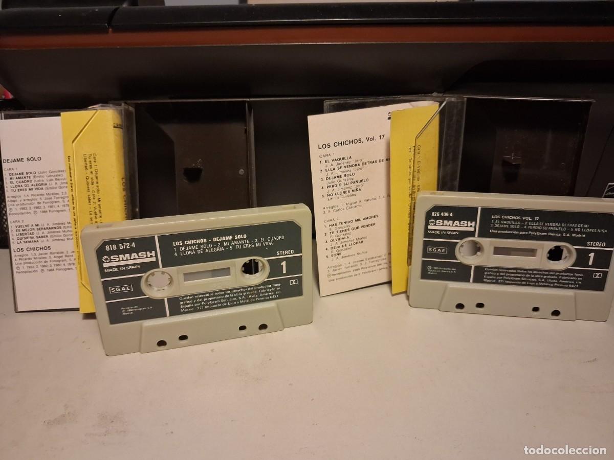 Casetes antiguos: LOTE DE 2 CASETES DE LOS CHICHOS - Foto 4