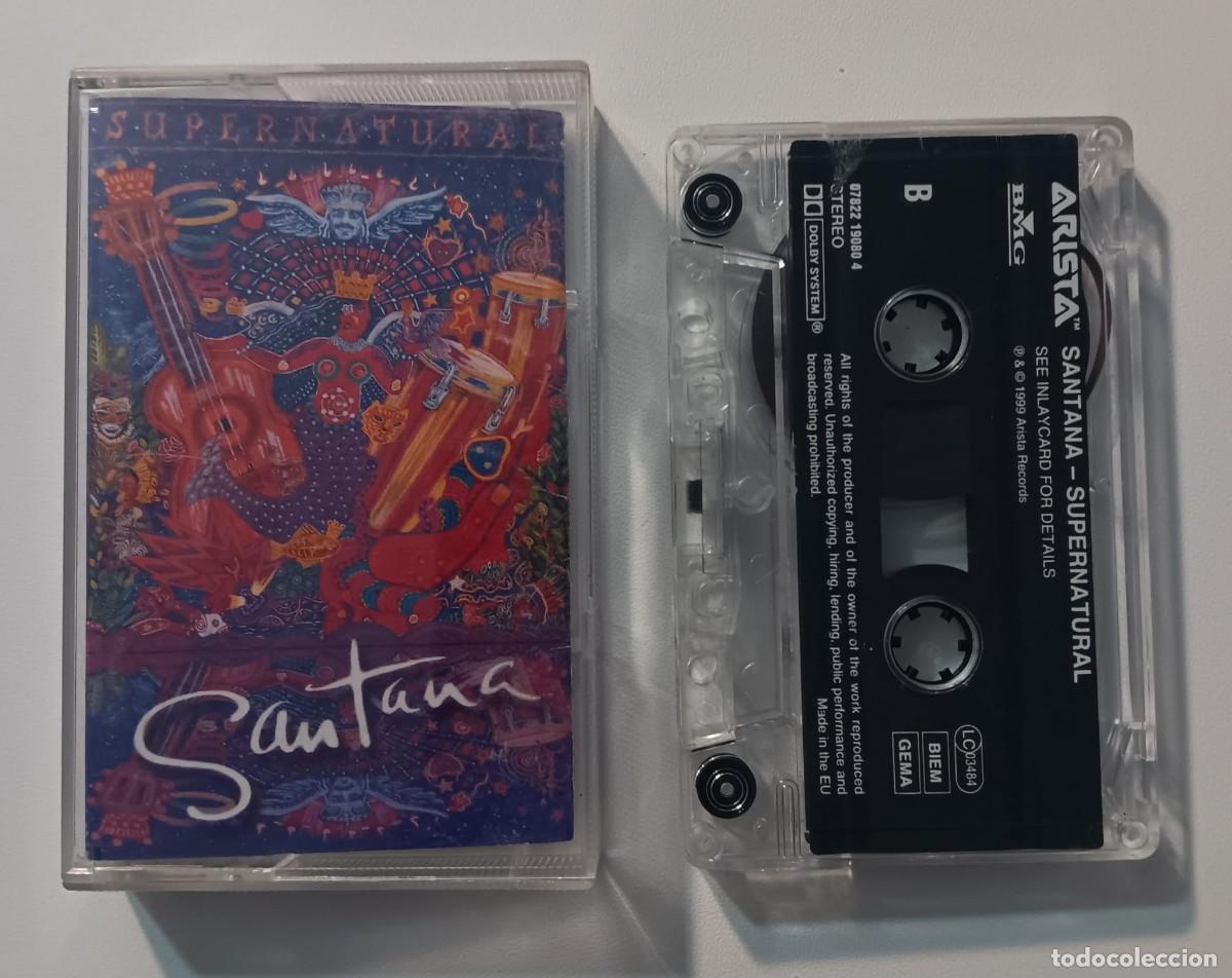 Casetes antiguos: CASSETTE SANTANA SUPERNATURAL - Foto 1