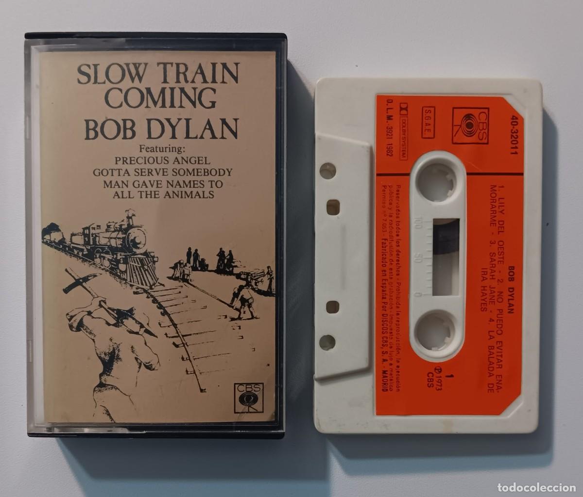 Casetes antiguos: CASSETTE BOB DYLAN SLOW TRAIN COMING - Foto 1