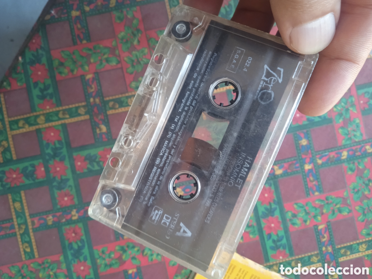 Casetes antiguos: Casette Hamlet Insomnio 1996 - Foto 3