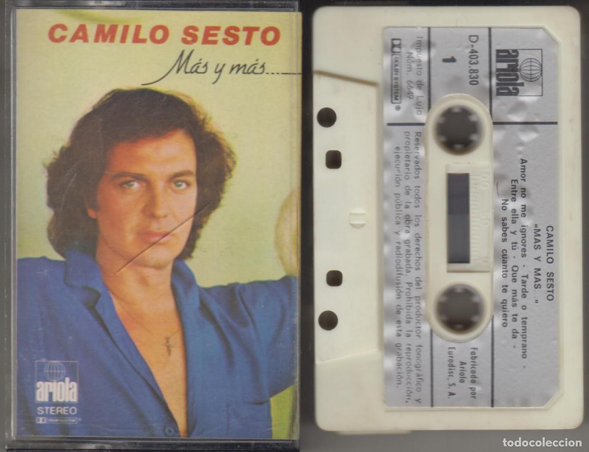 Casetes antiguos: Camilo Sesto cassette M&aacute;s y m&aacute;s 1981 - Foto 1