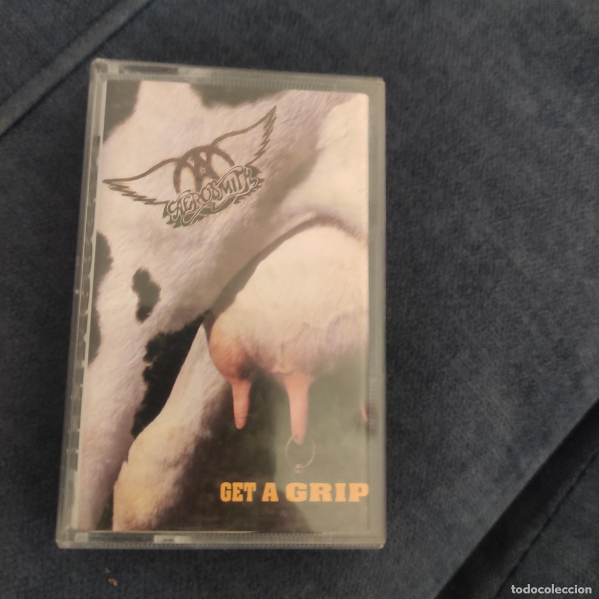 Casetes antiguos: Cassette Aerosmith get a grip - Foto 1