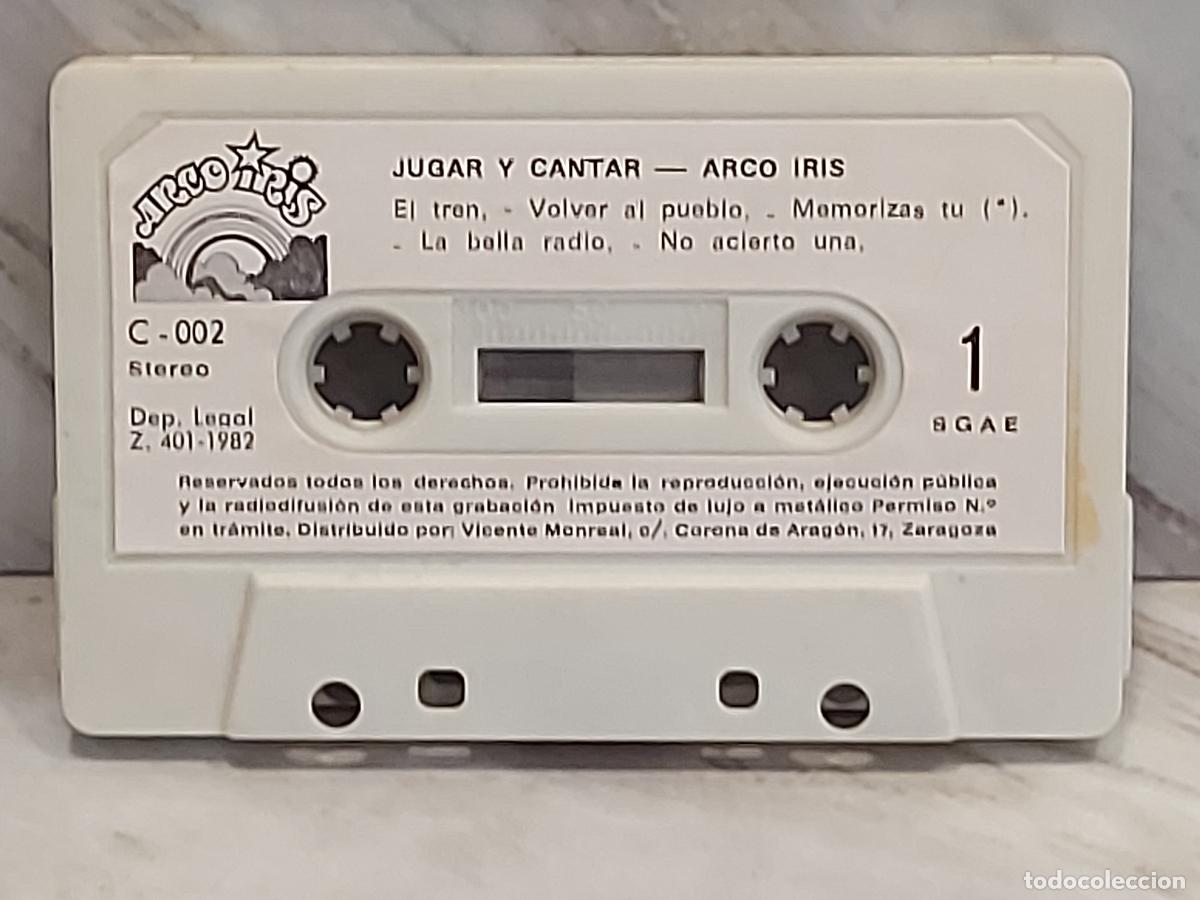 Casetes antiguos: ARCO IRIS / JUGAR Y CANTAR / MC-ARCO IRIS-1982 / DE LUJO. - Foto 2