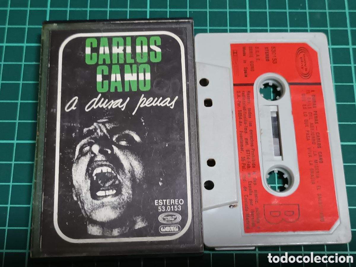 Casetes antiguos: Carlos Cano a duras penas cassete